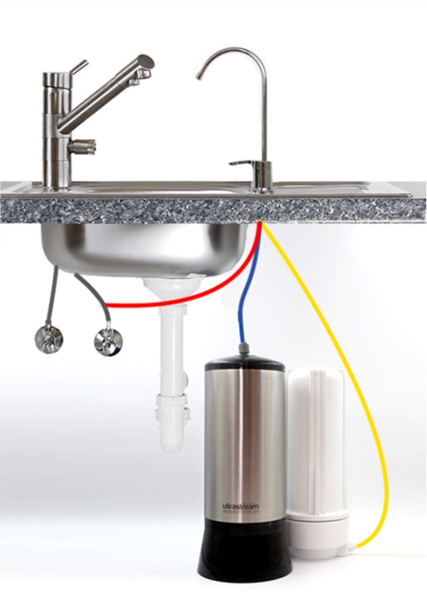 UltraStream Undersink – Hydrogen Rich Water Ioniser With Paper Sediment Filter